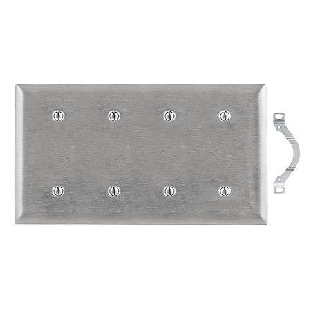 Ss44 Stainless 4 Gang Blank MPN:SS44