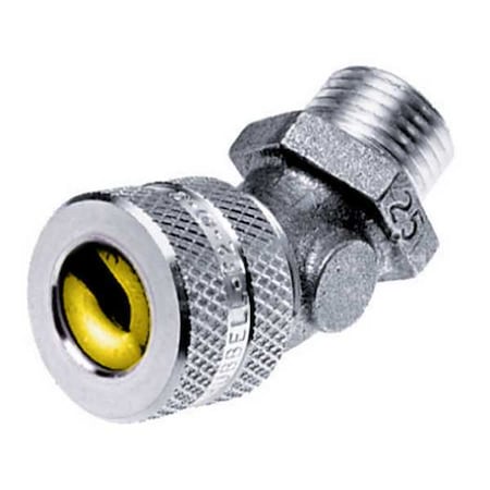 Cord Connector, 3/4 in., 45, Yellow MPN:VHC1037