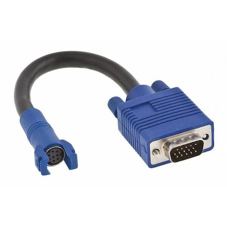 VGA Connector, 15-Pin to 8-Pin, Blue MPN:15MP6P1