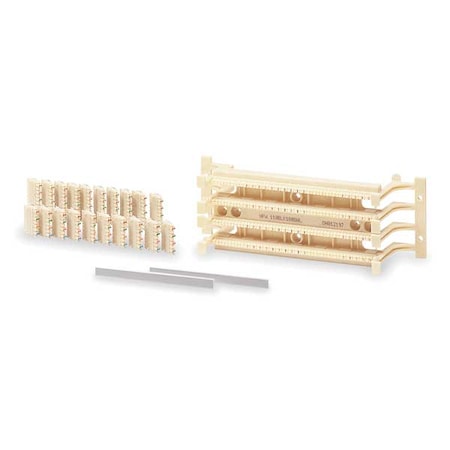 Wiring Block, 110/100-pair w/4pair block MPN:110BLK100FTK4