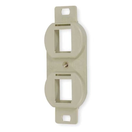 Outlet Frame, 2 Port, High-Impact Polymer MPN:BR106E