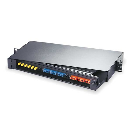Hubbell Rack Mount Panel, 3 FSP Adapter Panels, Unloaded - 18 - 18 Port(s) - 18 x RJ-11 - 1U High - Rack-mountable MPN:FPR3SP