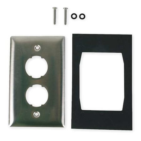 Wall Plate, 2port, 1gang MPN:HISF12
