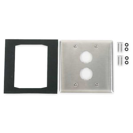 Wall Plate, 2port, 2gang MPN:HISF22