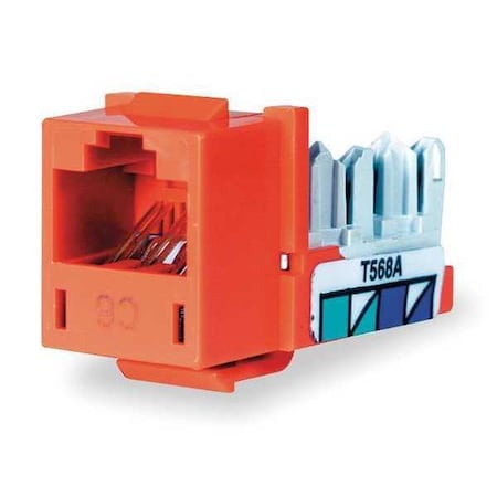 Jack, Orange, Cat6, Rj45 MPN:HXI6OR