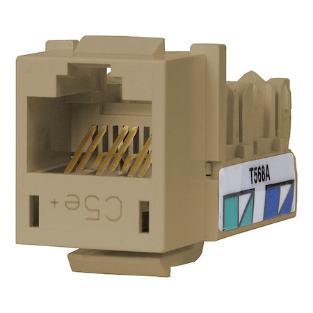 Hubbell SPEEDGAIN Xcelerator HXJ5EEI25 Cat.5e Connector - - 1 x RJ-45 Network - Red, PK25 MPN:HXJ5EEI24