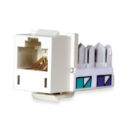 Hubbell Xcelerator Cat.5e Network Connector - 1 Pack - 1 x RJ-45 Network Female - Yellow MPN:HXJ5EY