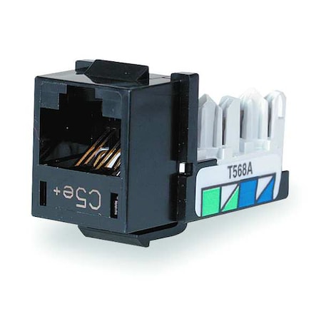 Jack, Black, Cat6, Rj45 MPN:HXJ6BK