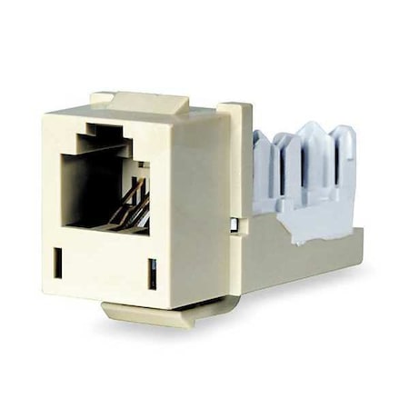 Hubbell Xcelerator HXJUW Cat.4 Jack - 1 Pack - RJ-25 Network Female - White MPN:HXJUW