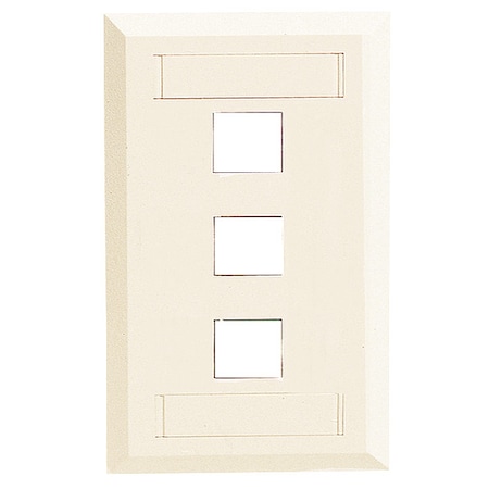 Wall Plate, 3 Port MPN:IFP13OW