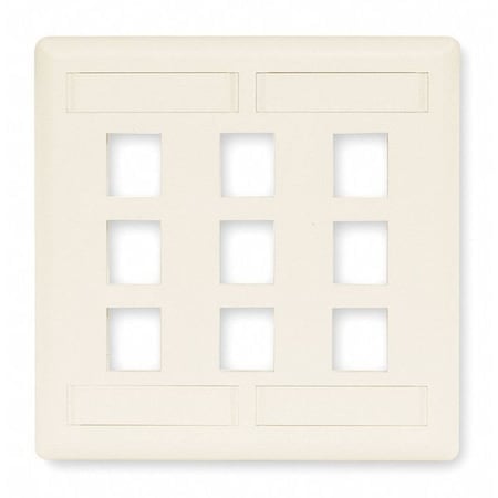 Wall Plate, 9 Port MPN:IFP29W