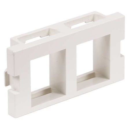 Hubbell iSTATION 2 Socket Keystone Faceplate Module - White MPN:IM2K1W