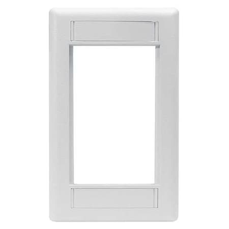 Hubbell iSTATION IMF1W Single Gang Modular Faceplate - 1-gang - White MPN:IMF1W