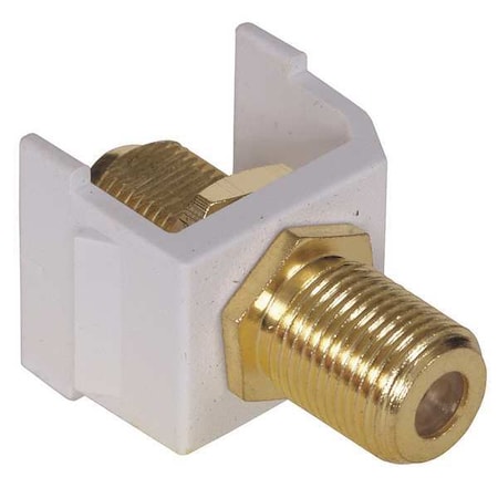 Connector, RG6/RG59, White MPN:SFFGW