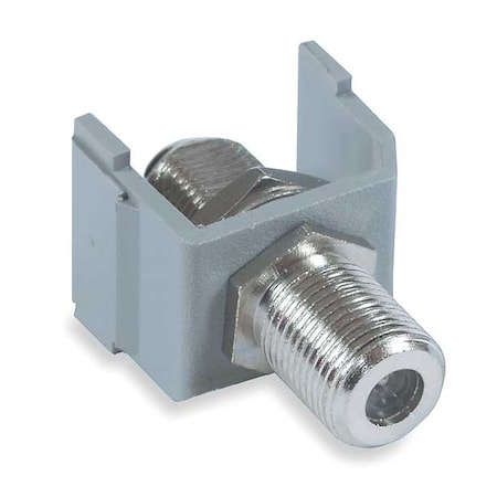 Keystone Jack, 0.75 in H, Gray MPN:SFFGX