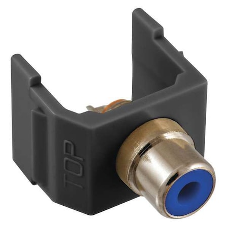 Connector, RCA, Duplex, Black MPN:SFRCBBK