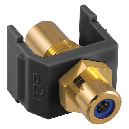 Inline Coupler, RCA, Duplex, Black MPN:SFRCBFFBK