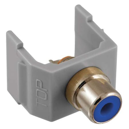 Connector, RCA, Duplex, Gray MPN:SFRCBGY
