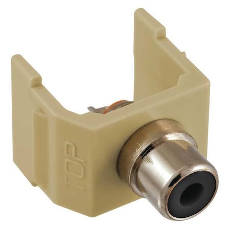 Connector, RCA, Duplex, Ivory MPN:SFRCBKEI