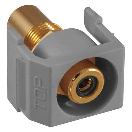 Inline Coupler, RCA, Duplex, Gray MPN:SFRCBKRGY