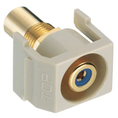 Connector, RCA, Duplex, Ivory MPN:SFRCBREI
