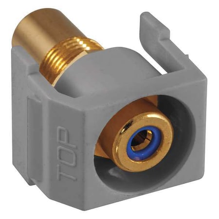 Inline Coupler, RCA, Duplex, Gray MPN:SFRCBRGY