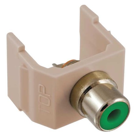 Connector, RCA, Audio Video, Duplex, Almond MPN:SFRCGNAL