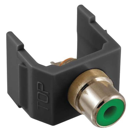 Connector, RCA, Duplex, Black MPN:SFRCGNBK