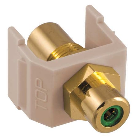 Inline Coupler, RCA, Duplex, Almond MPN:SFRCGNFFAL