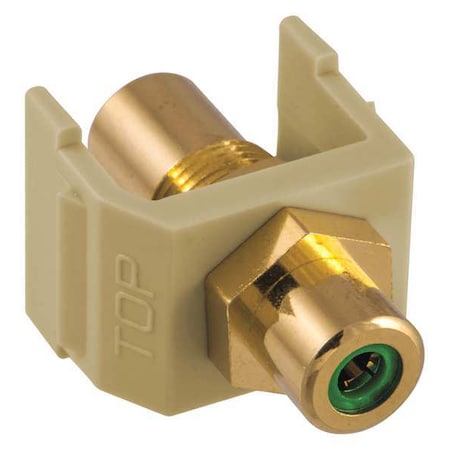 Inline Coupler, RCA, Duplex, Ivory MPN:SFRCGNFFEI