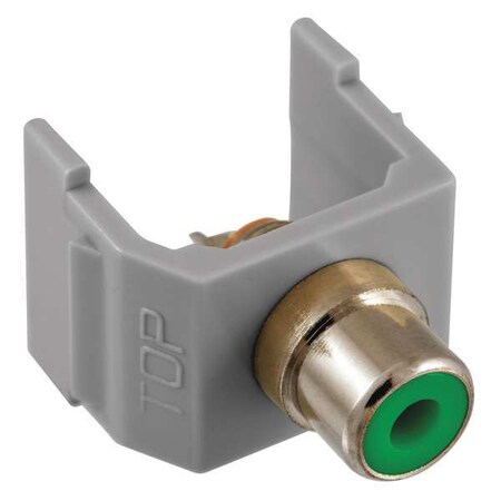 Connector, RCA, Duplex, Gray MPN:SFRCGNGY