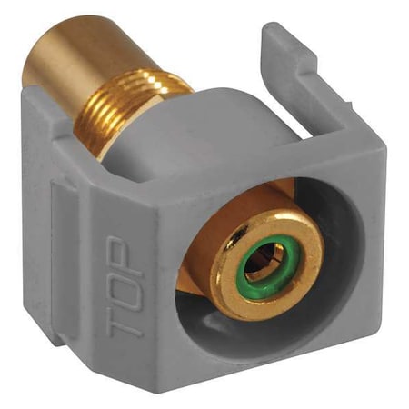 Inline Coupler, RCA, Duplex, Gray MPN:SFRCGNRGY