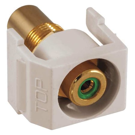 Inline Coupler, RCA, Duplex, Light Almond MPN:SFRCGNROW