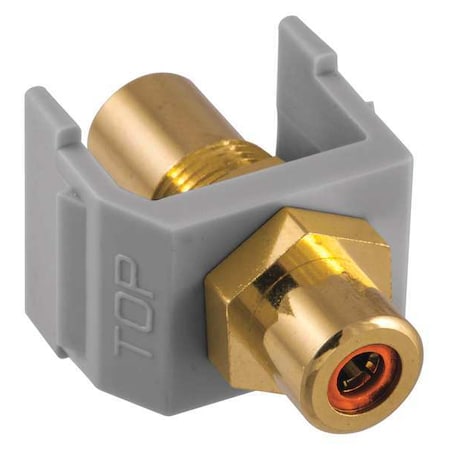 Inline Coupler, RCA, Duplex, Gray MPN:SFRCORFFGY