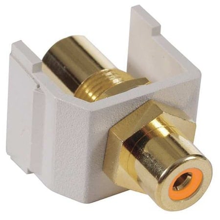 Inline Coupler, RCA, Duplex, Light Almond MPN:SFRCORFFOW