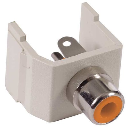Inline Coupler, RCA, Duplex, Light Almond MPN:SFRCOROW