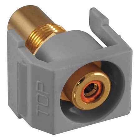 Inline Coupler, RCA, Duplex, Gray MPN:SFRCORRGY