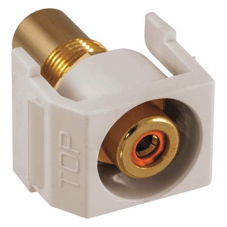 Inline Coupler, RCA, Duplex, Light Almond MPN:SFRCORROW