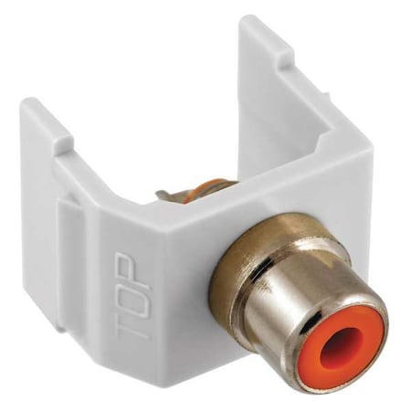 Inline Coupler, RCA, Duplex, White MPN:SFRCORW