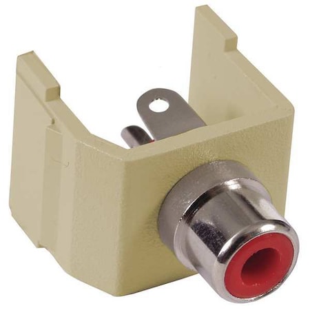 Connector, RCA, Duplex, Ivory MPN:SFRCREI