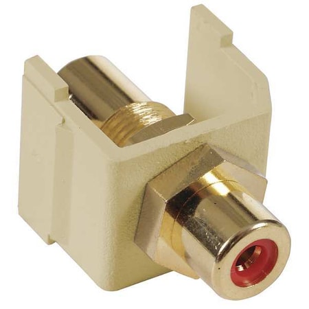 Inline Coupler, RCA, Duplex, Ivory MPN:SFRCRFFEI