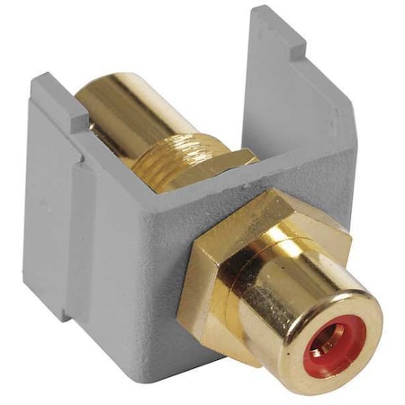 Inline Coupler, RCA, Duplex, Gray MPN:SFRCRFFGY