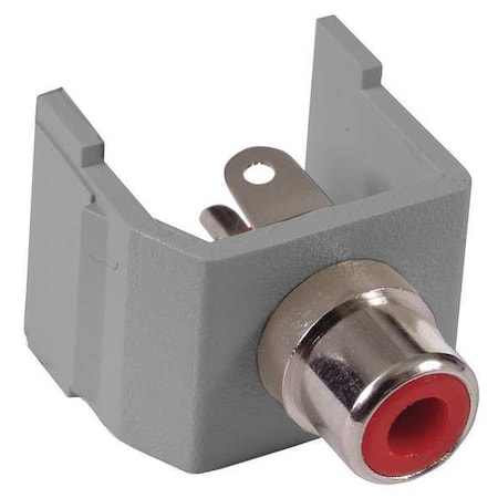 Connector, RCA, Duplex, Gray MPN:SFRCRGY