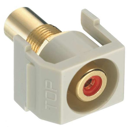 Inline Coupler, RCA, Duplex, Ivory MPN:SFRCRREI