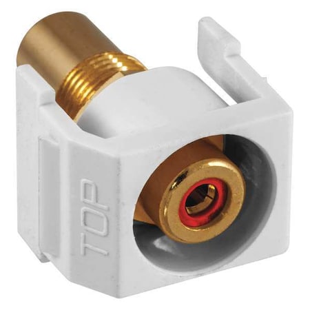 Inline Coupler, RCA, Duplex, White MPN:SFRCRRW