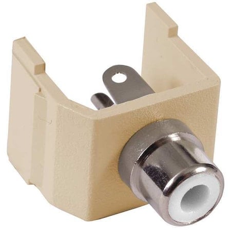 Connector, RCA, Duplex, Ivory MPN:SFRCWEI