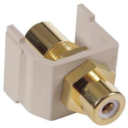 Inline Coupler, RCA, Duplex, Almond MPN:SFRCWFFAL