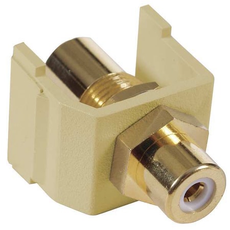 Inline Coupler, RCA, Duplex, Ivory MPN:SFRCWFFEI