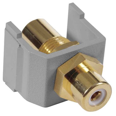 Inline Coupler, RCA, Duplex, Gray MPN:SFRCWFFGY