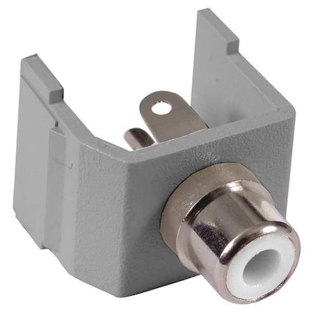 Connector, RCA, Duplex, Gray MPN:SFRCWGY